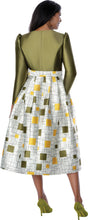 Load image into Gallery viewer, DN100771 (Multi-Burgundy-Gold, Multi-Olive-Gold)